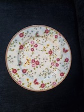 PIP studio 10.5 in dinner plate porcelain rose pattern with butterflies new cond