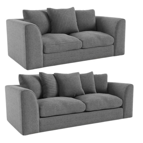 Jumbo cord sofa set fabric - jumbo, 3+2
