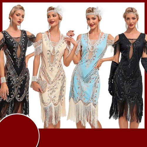 Women gatsby flapper dress - flapper,