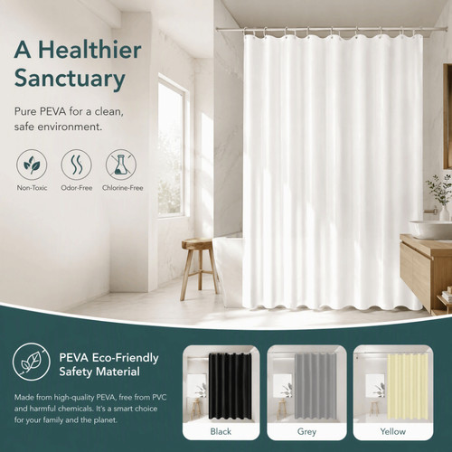 Solid color shower curtain - solid,