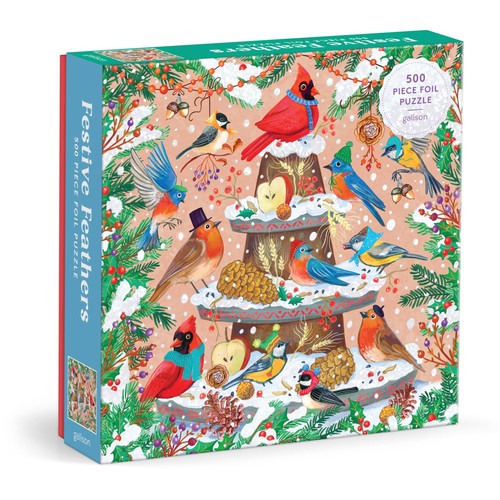 Galison festive feathers 500 - festive,