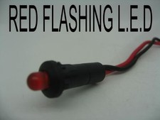 RED LED Round Car Alarm