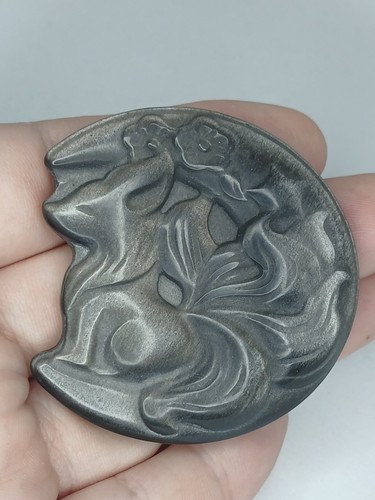 Sheen obsidian crystal tail - sheen,