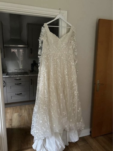 Size wedding dress lace - dress,