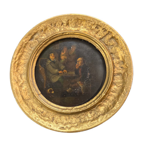 French old master style oil - old,