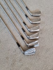 Walter Hagen haig ultra golf iron set, chrome, used