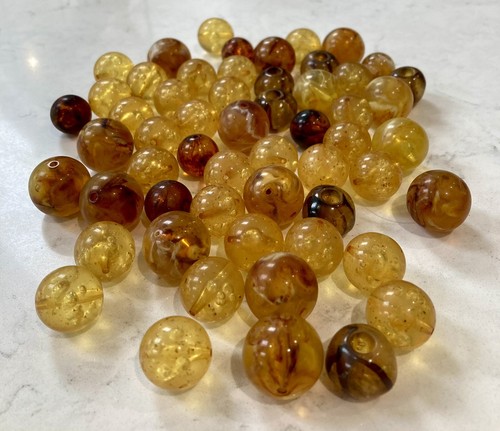 Small collection amber - collection, of