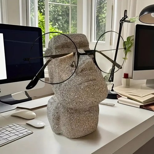 Creative stone face glasses - creative,