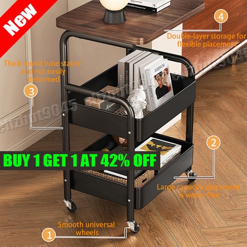 Tier rolling storage trolley - 3,