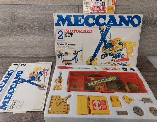 Vintage meccano motorised - motorised, set