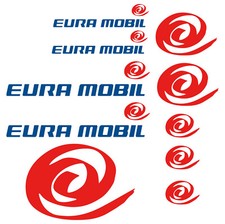 Eura Mobil sticker decal camper caravan 10 Pieces