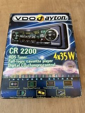 VDO DAYTON CR 2200 RADIO CASSETTE TAPE PLAYER STEREO PERIOD CLASSIC RETRO