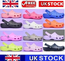 2025 Crocs Classic Clog Slippers Garden Shoes Breathable Beach Shoe Unisex UK