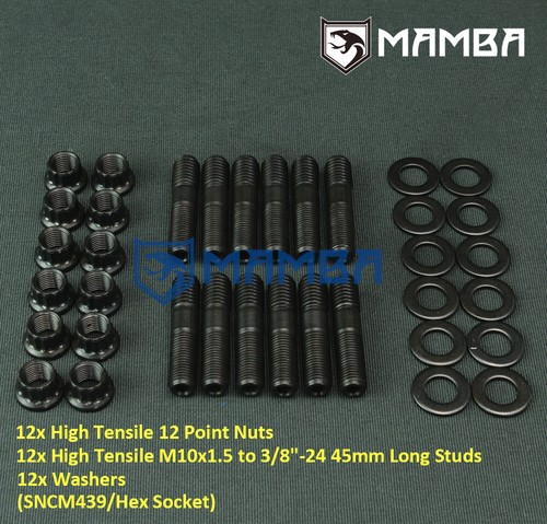 Turbo exhaust manifold stud - turbo,