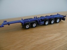 OXFORD DIECAST HAULAGE  TRUCK Container Trailer BLUE 1/76 scale ideal code 3 **