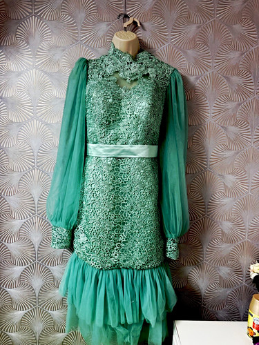 Womens green floral lace high - womens,