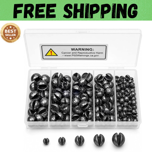 100 150pcs split shot fishing - split,