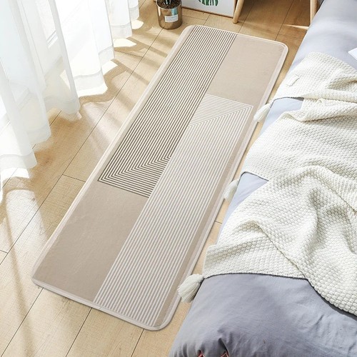 Cartoon plush bedside rug - cartoon,