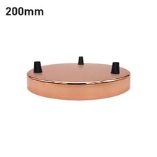 3 Point Drop Outlet Ceiling Rose Perfect for Fabric Flexible Metal Fitting Plate