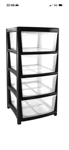 Large plastic drawer storage - plastic,