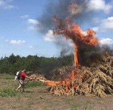 Handheld Flamethrower 50'/110'