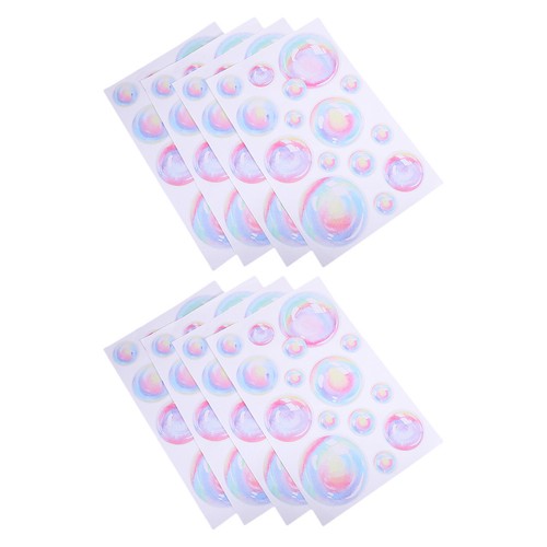 8pcs bubble wall stickers - 8pcs,
