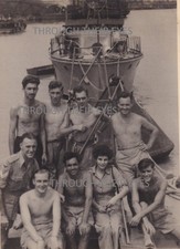 Original WW2 photo RAF High speed launch & crew  Air Sea Rescue boat 1943 India