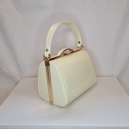 Cream patent classic top - cream,