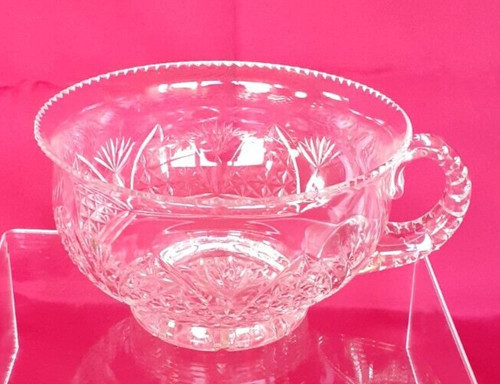 Vintage cut glass large - vintage,