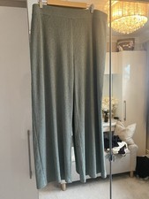 Papaya Wide Leg Green Crinkle