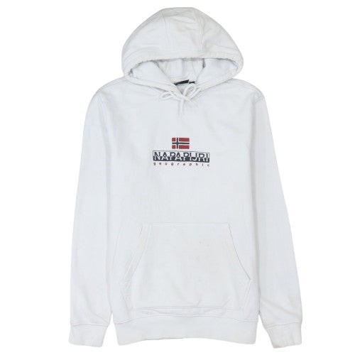 Mens size napapijri white - uk, m