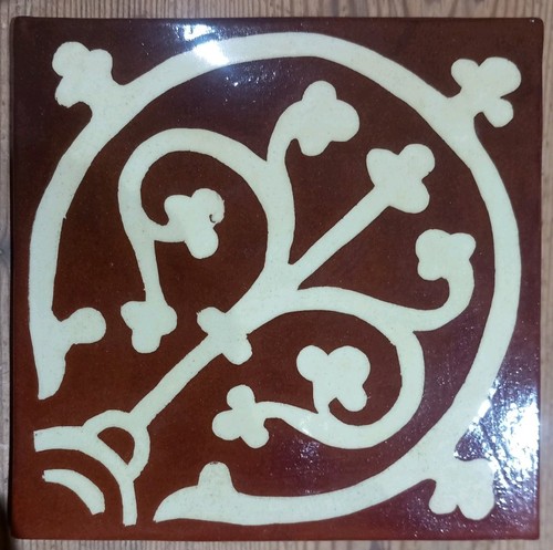 Medieval style encaustic - medieval,