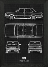 Fiat Argenta 1983 Framed Wall