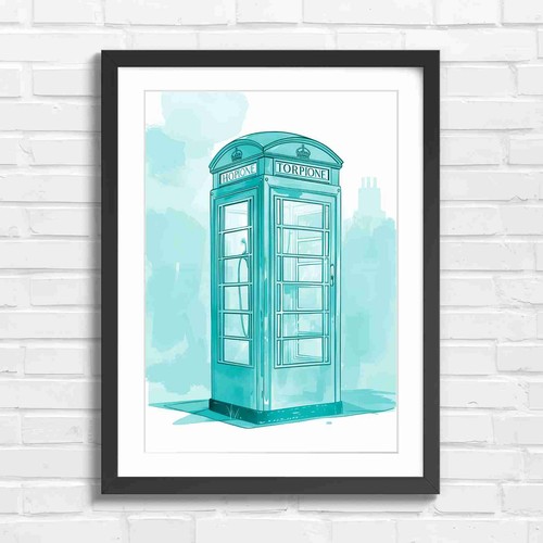 Pink vintage telephone booth - pink,