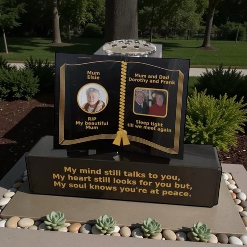Adult grave marker - grave, on