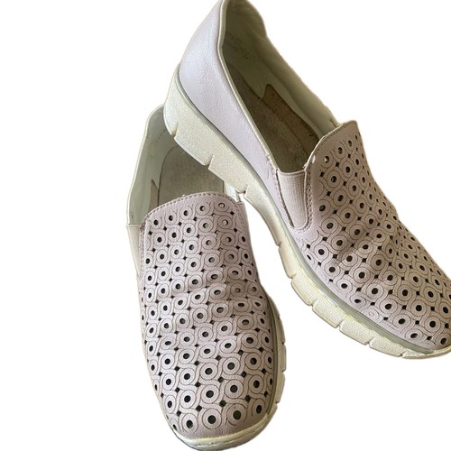 Rieker slip shoes lilac - on,