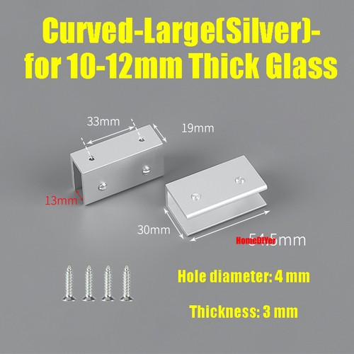 Aluminum alloy glass clamps - glass,