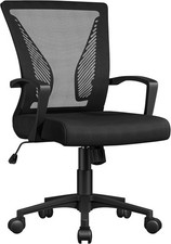 Office Chair Ergonomic Mesh Swivel Height Adjustable Computer Chairs Desk Wheels