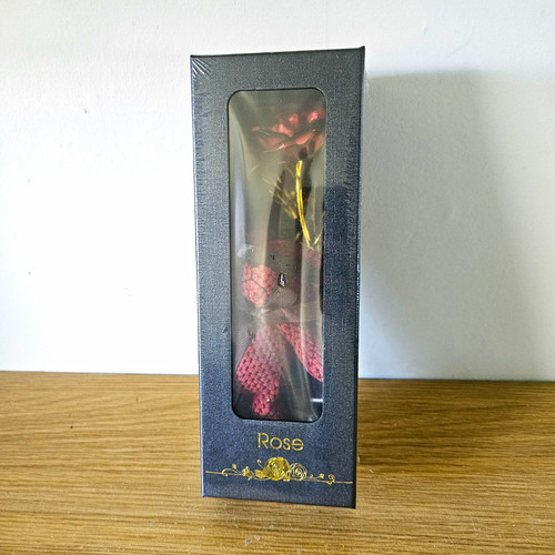 Decorative rose red gold - decorative,