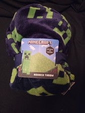 Minecraft Hooded fleece throw