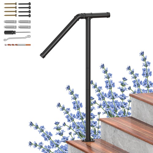 Single post outdoor handrails - single,