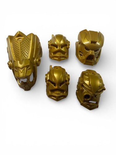 Lego bionicle gold kanohi - lego,
