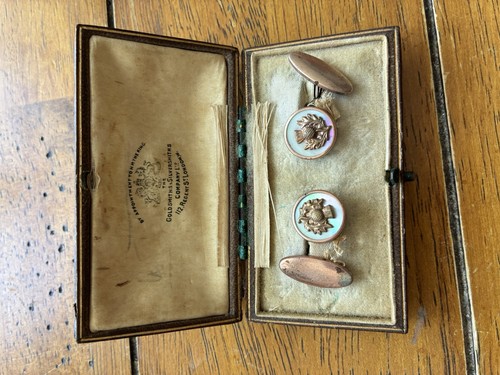 Cufflinks vintage thistle - vintage,