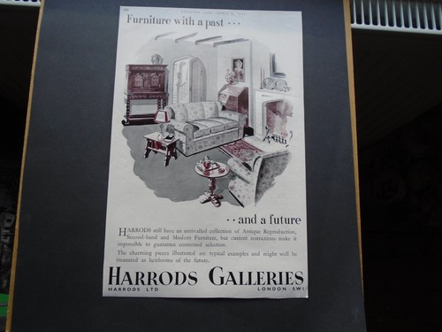 Vintage advert harrods - advert:,