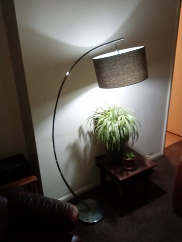 Chrome arc floor lamp - chrome,