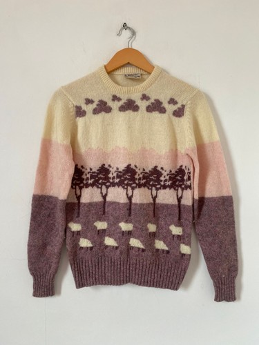 Vintage women wool jumper - jumper, size