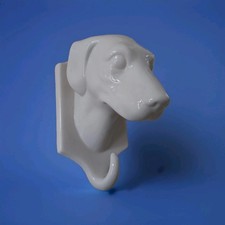 Ceramic Dog Head Hook Room