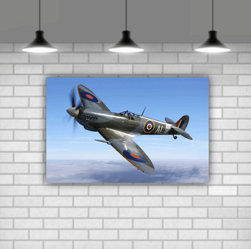 Spitfire war plane aviation
