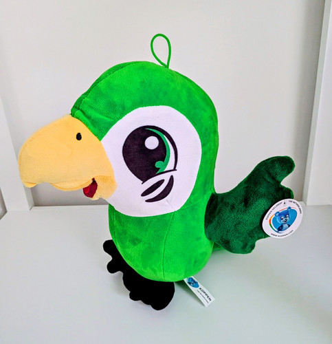 Green large plush soft toy - soft,