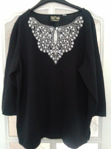 Bob mackie black top - mackie,
